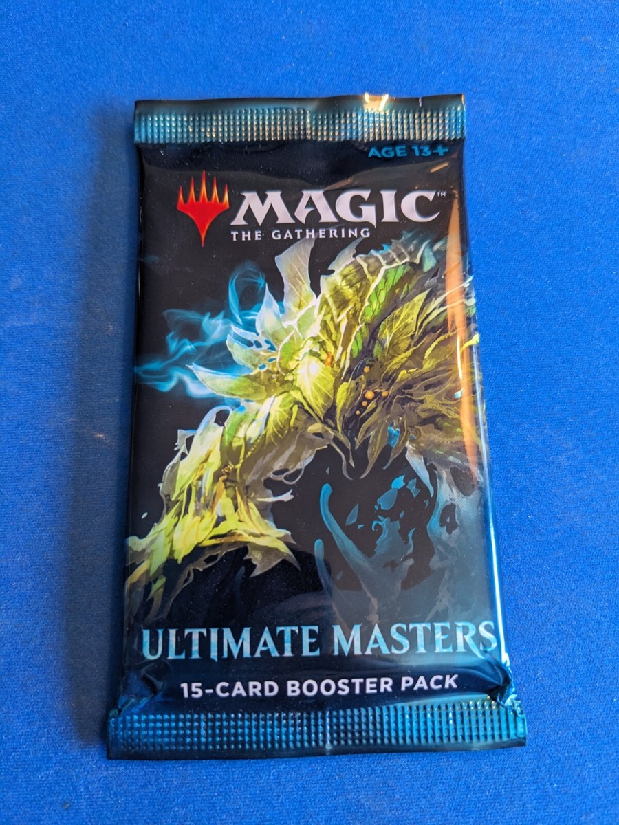 ultimate masters mtg booster box Boosters The card is a collectors item Magic The Gathering MTG Ultimate