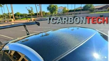 03-04-05-06-07-08 FULL REAL CARBON FIBER ROOF TOP COVER - FITS NISSAN 350Z 350 Z
