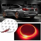 Red 82mm Badge Background LED Light Emblem Logo Sticker For BMW 3 5 7 X Series