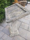 Vintage Massarelli’s Podium Pedistal Cement 40-1/2" × 26-1/4" x 16-3/4" — photo 4