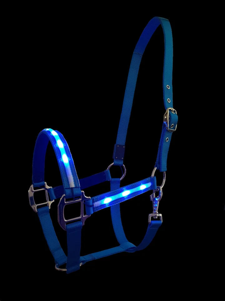 Stallhalfter Sicherheitshalfter Weidehalfter Reflexhalfter Led-Halfter - Bild 2 von 4
