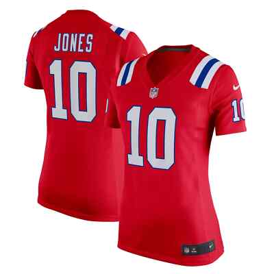 Nike Women's Mac Jones #10 New England Patriots Game Jersey, Red
