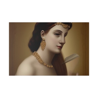 An Unidentified Ancient Greek Lady, Matte Canvas, Stretched, 0.75''