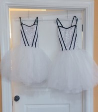 Curtain Call "Jewels"-Ballet Dance Recital Costume--WHITE Adult Sm or Child Lg 