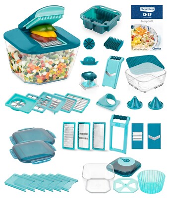 Genius Nicer Dicer Chef Professional Gemüseschneider DELUXE-Set 39-tlg.