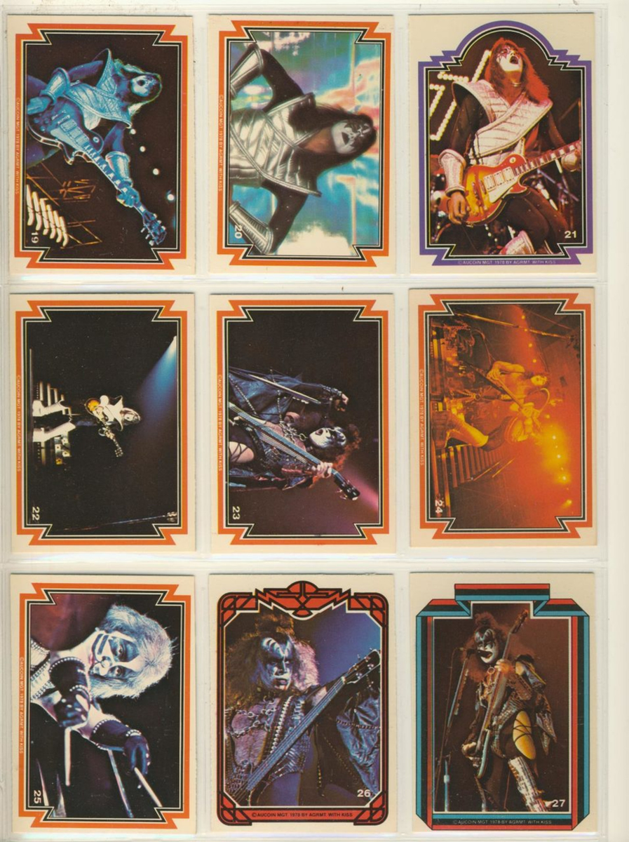 KISS 1978 Donruss Series #1 ~ PICK One Single Card ~ 1-66