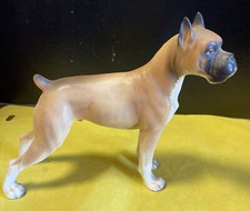 Vintage Norcrest Boxer Figurine Japan - 6&rdquo; tall - porcelain- Numbered