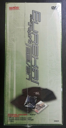Brand NEW Special Edition, Eureka Seven Vol. 5 DVD+Vol. 3 Manga+T-Shirt - Picture 4 of 5