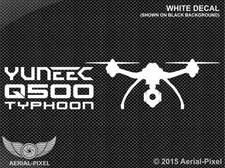 Yuneec Q500 Typhoon Window / Case Decal Sticker Quadcopter UAV Drone