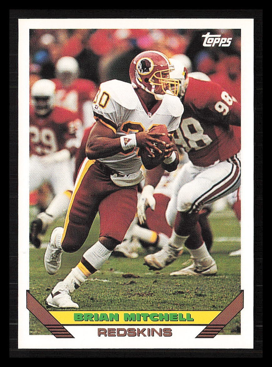 Brian Mitchell 1993 Topps #476  Washington Redskins