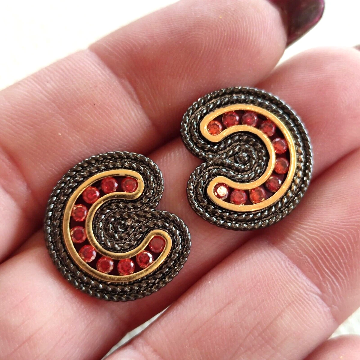 Tungsten earrings best sale