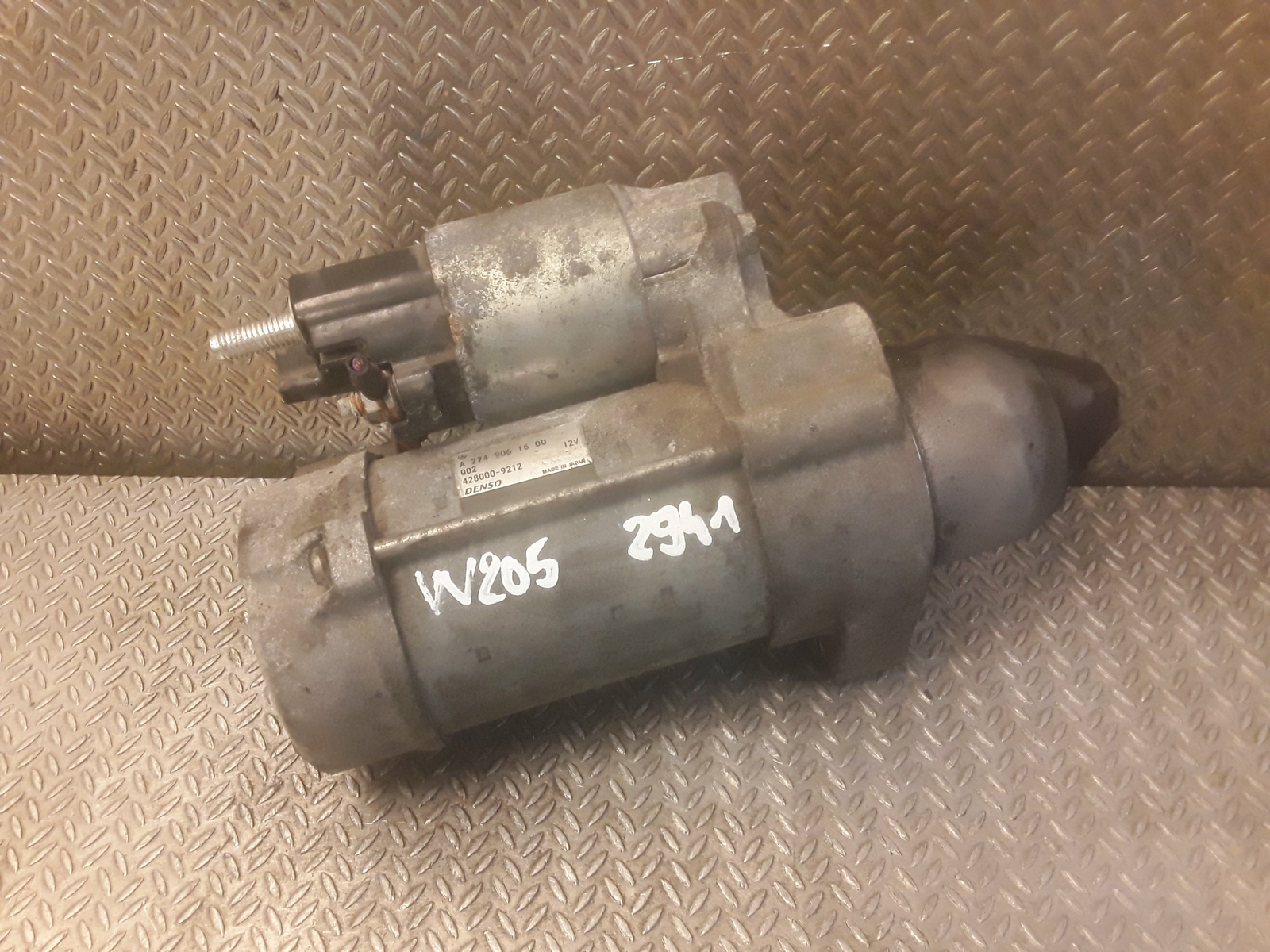 MERCEDES M274 STARTER MOTOR C E CLASS W205 W213 2.0 turbo Petrol 
