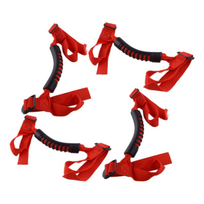 4pcs Top Roll Bar Grab Handle Grip Handle fit for Jeep Wrangler CJ YJ TJ JK JL