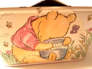 Pottery Barn Kids Winnie the Pooh Wall Mount Metal Box