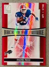 2006 Donruss Elite Football #BTF-2 Andre Reed Lee Evans /250 Red Back the Future