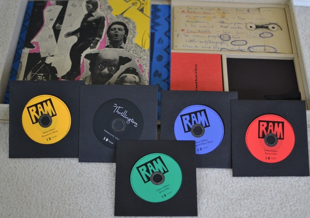 Ram [4CD/1DVD Deluxe Set] Linda & Paul McCartney (CD, 5 discs) NEW