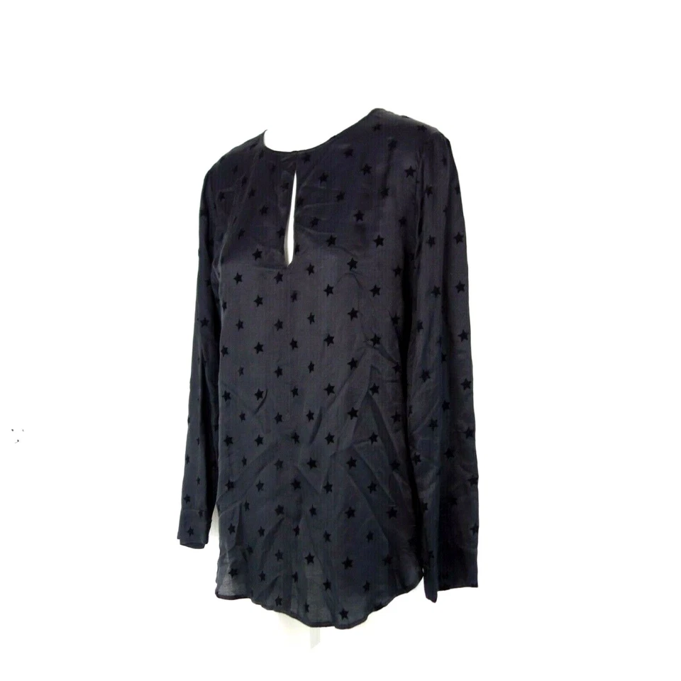 Drykorn Bluse Schwarz Damen Tunika Hemd  Oberteil Velly Viskose Seide Neu - Bild 2 von 4