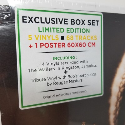 Bob Marley The Reggae Legend Sealed Box Set 33rpm LP Vinyl Record