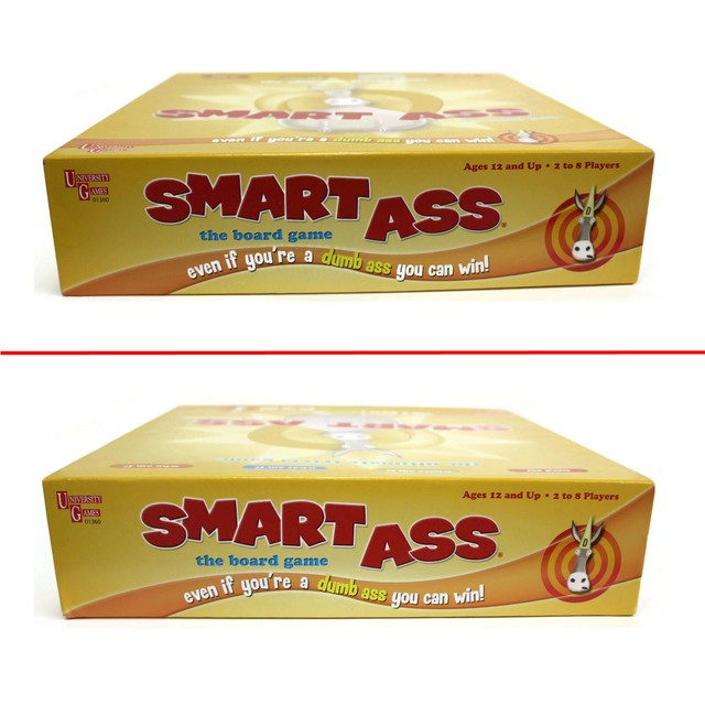 SMART ASS The Ultimate Trivia Board Game Age 12 2 8 Players 