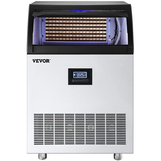 VEVOR SKFE150F 110V Commercial Ice Maker Silver for sale online eBay