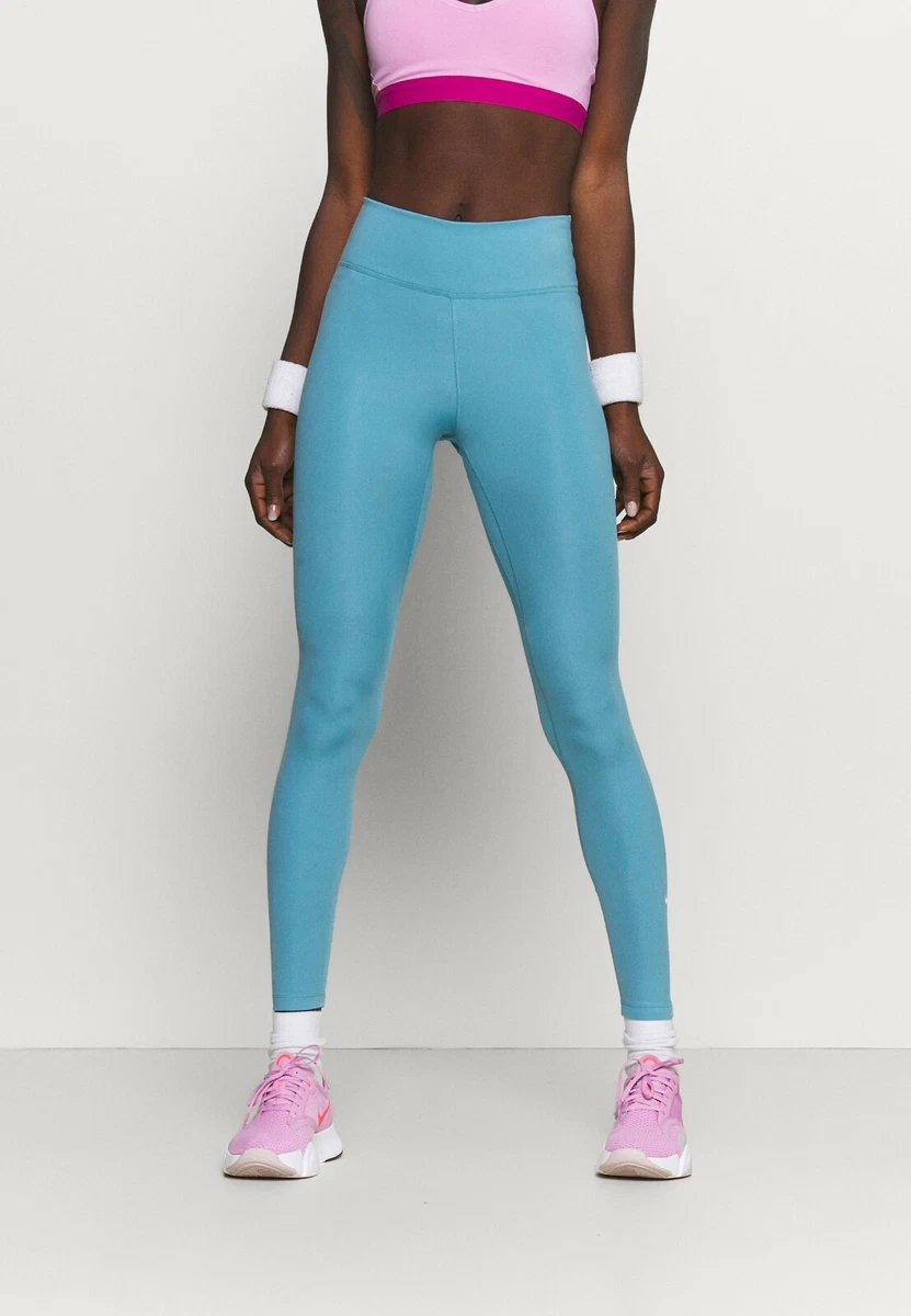 NEW Women's Nike One Dri-FIT Leggings, XS Short, Cerulean Blue