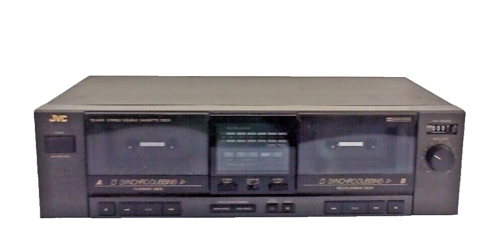 145/433デュアルハンデー　J無　dj-V5 Vintage JVC TD W95 Stereo Double Dual Cassette Deck and Recorder