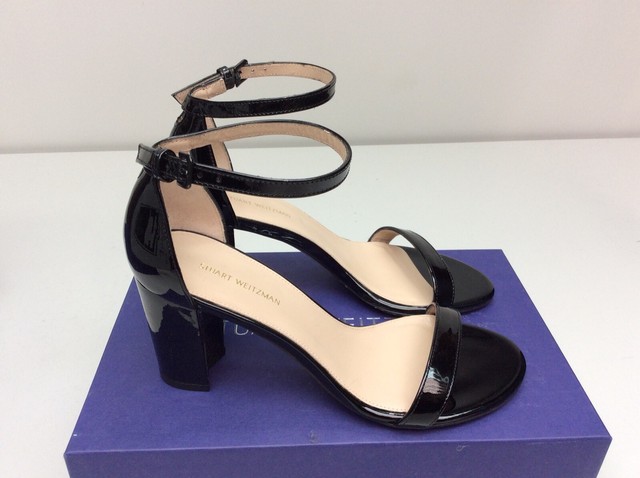 stuart weitzman nudistsong black patent