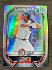 2021 Bowman Chrome Riley Greene Scouts Top 100 Refractor #BTP-29