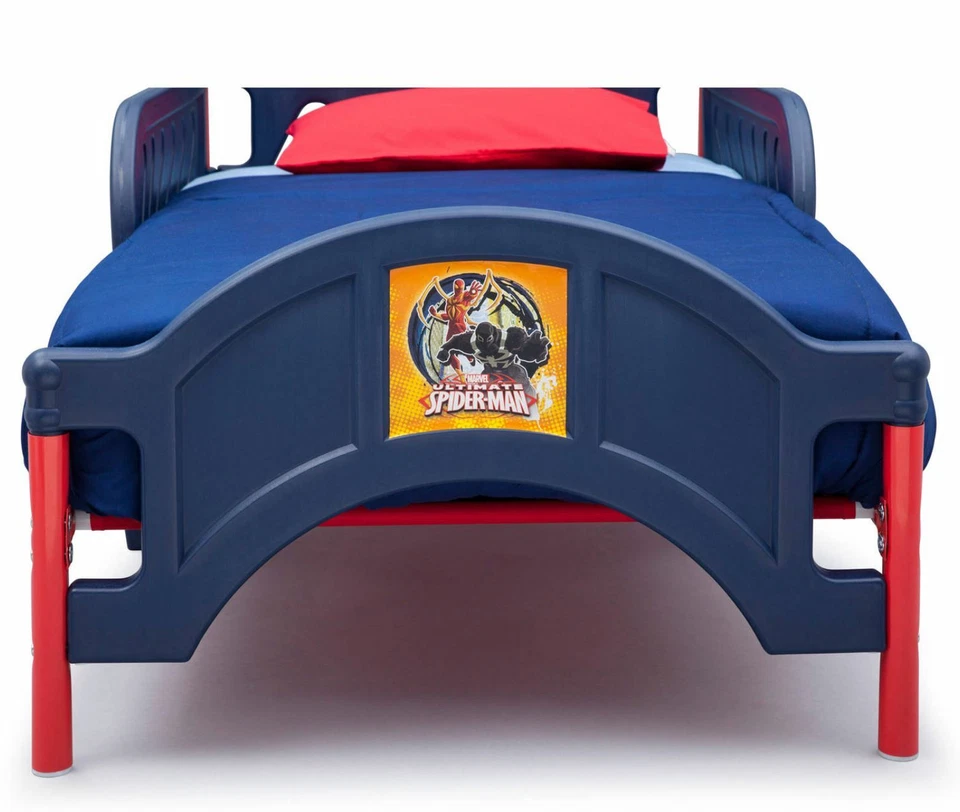 儿童漫威蜘蛛侠幼儿床男孩孩子全新最佳金属塑料 — 第 3/3 张图片