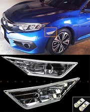 For 2016-21 10th Gen Honda Civic Jdm Clear Lens Side Marker Blinker Lamps Light For 2016-21 10th Gen Honda Civic Jdm Clear Lens Side Marker Blinker Lamps Light