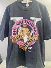 Vintage Rare 1998 Val Venis Big Balbowski Hello Ladies WWF WCW ECW T-Shirt XL