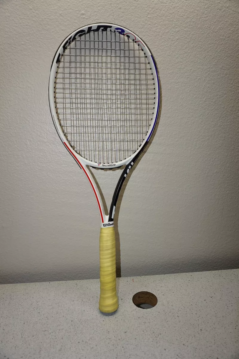 Tecnifibre T Fight 305 Isoflex - 4 3/8. USED light yellow grip | eBay