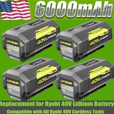 For Ryobi OP40501 40V Lithium OP4050 6Ah High Capacity Battery w/LED Indicator