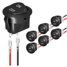 5pcs 12v Round Rocker Switch Ac 6a250v 10a125v Spst 2 Pin 2 Position Onoff T 5pcs 12v Round Rocker Switch Ac 6a250v 10a125v Spst 2 Pin 2 Position Onoff T