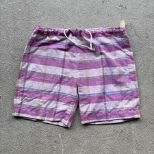 Deadstock Vintage Stoked Shorts Youth XL Skate 1980s Pink New USA Drawstring