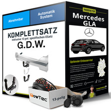 Für MERCEDES GLA Typ H247 Anhängerkupplung abnehmbar +eSatz 13pol 20 - jetzt AHK
