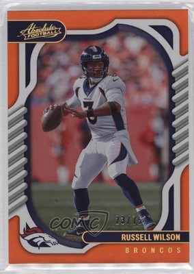 2022 Panini Absolute Spectrum Orange 23/75 Russell Wilson #11 9o3