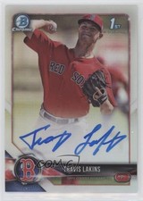 2018 Bowman Chrome Prospect Auto Refractor /499 Travis Lakins #CPA-TL Auto 0g4