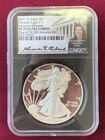 2021-W American Silver Eagle T-1 NGC PF70 Ultra Cameo Anna Cabral Signature