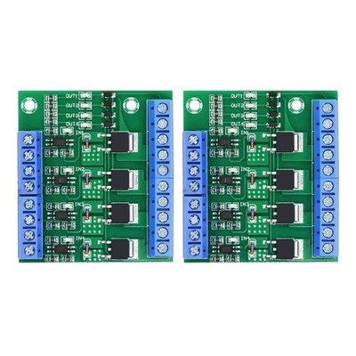 2pcs 4-Channel DC MOSFET for For Pwm Control 3.2V-27V 10A Circuit Board