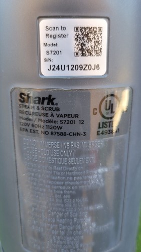 Shark S7001 Mop, Scrub & Sanitize Designed for Hard Floors Soft Scrub Steam 3 md - Picture 2 of 7