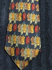 ERMENEGILDO ZEGNA Mens 100 Silk Necktie ITALY Luxury Geometric 4x57 NWOT