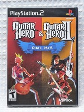 Guitar Hero I & II Dual Pack Sony PlayStation 2 PS2 Activision New Sealed