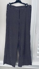 NWT HALSTON Women's Pants with black/white Checkerboard Size L