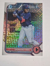 2022 Bowman #BCP-2 Jhonkensy Noel Chrome Prospects Mojo Refractors