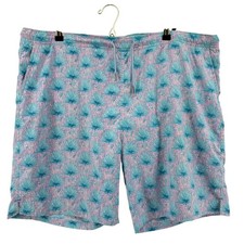 Peter Millar Seaside Collection Swim Trunks XL Pink Teal Agave Margarita Shorts
