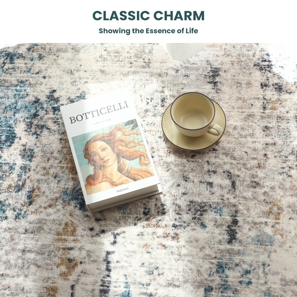 5x7 Area Rugs Machine Washable Area Rugs for Living Room, Soft