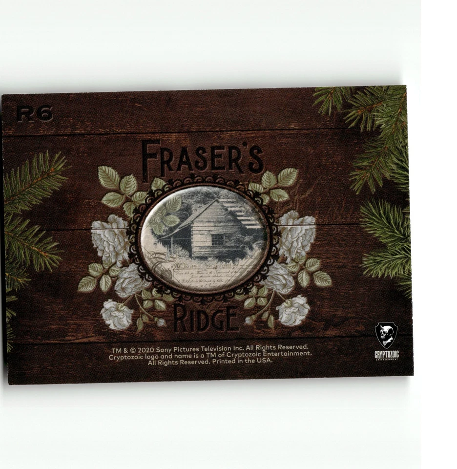 6-0-1-NS PWE . outlander 4 . cryptozoic 2020 canvas Fraser's Ridge #R6 - Image 2 of 2