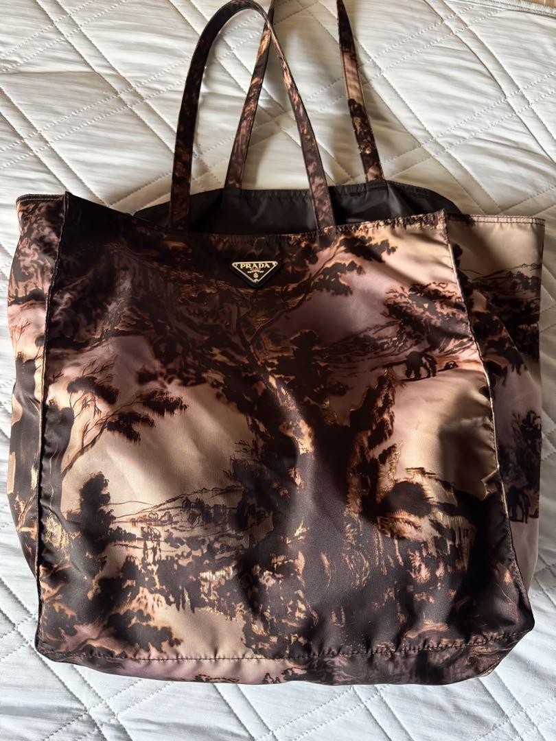 PRADA Large Tote Bag Spacious High Quality Japan Import