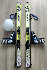 Ski-Set Salomon 150cm Ski + Skischuhe Gr. 41 + Stöcke + Helm, Jugend